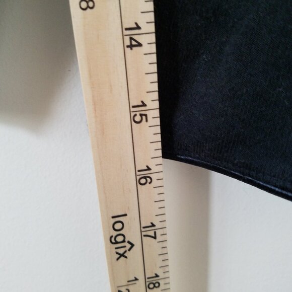 Worthington Stretch Black Button up V Neck Cardigan Size 2X - Picture 11 of 12